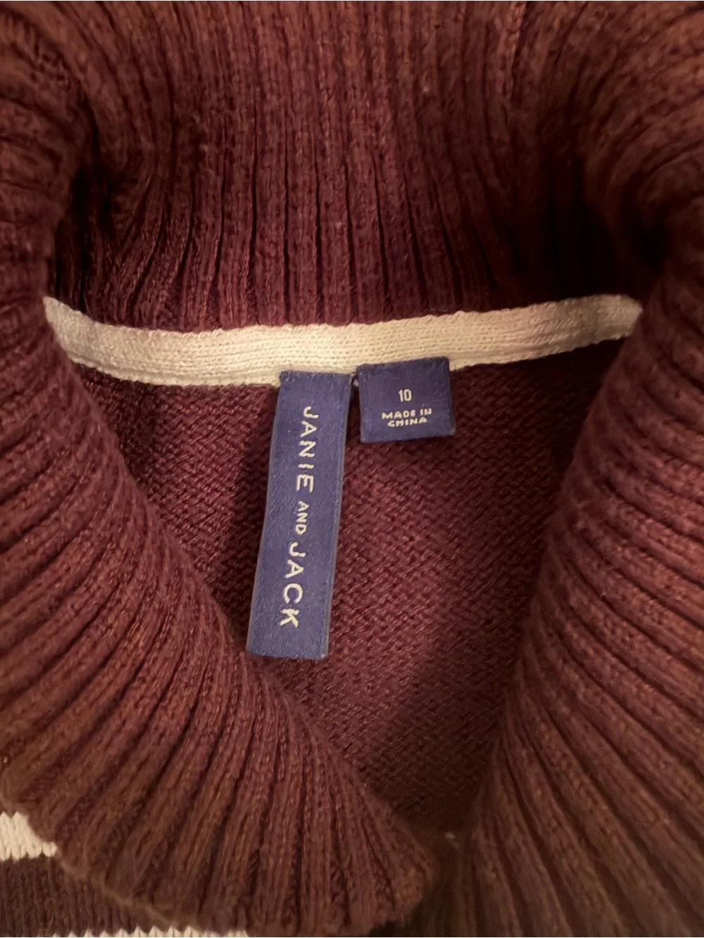 Janie and Jack Girls 10 Horse Equestrian Shawl Collar Cardigan